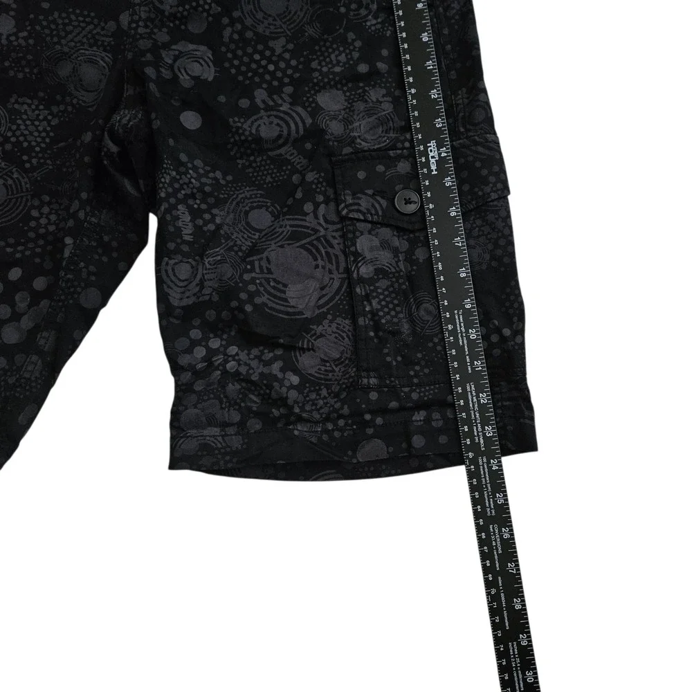 Nike Jordan Jumpman (Men's 30R) Black Graphic Print Cargo‎ Shorts Y2K Baggy